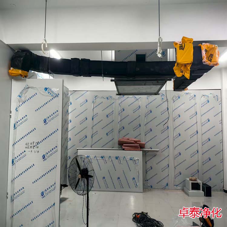 凈化車間施工施工現場圖，河北凈化車間裝修施工廠家